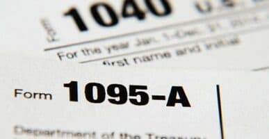 Obamacare IRS tax form 1095