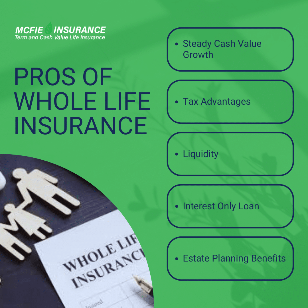 Pros of Whole Life Insurance